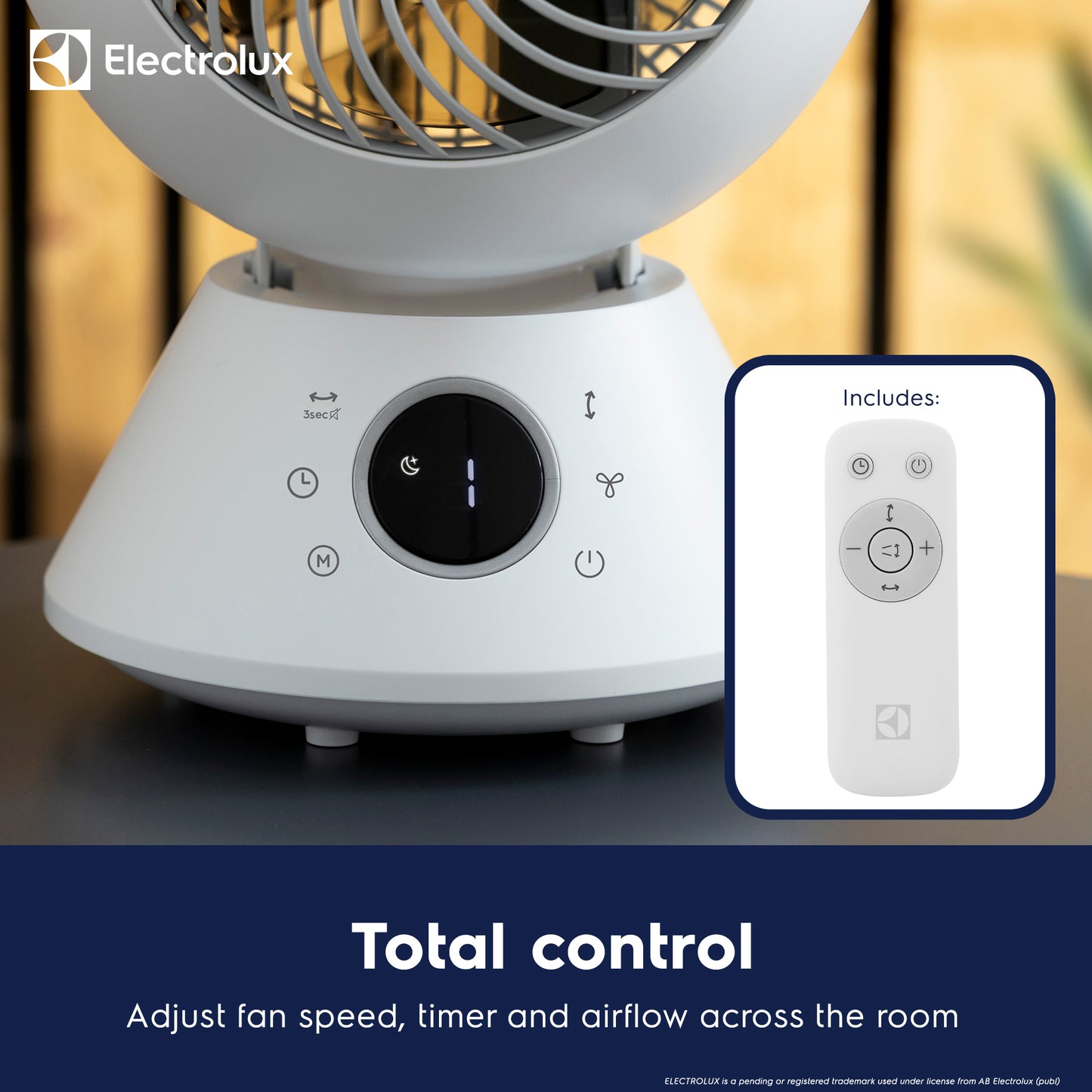 Electrolux FlowAir Air Circulator Desk Fan