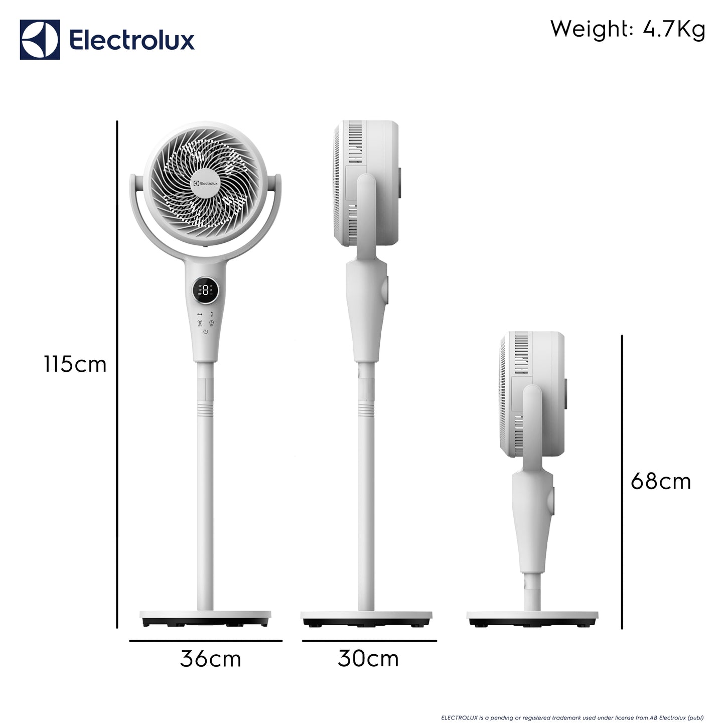 Electrolux FlowAir Pedestal Air Circulator Fan