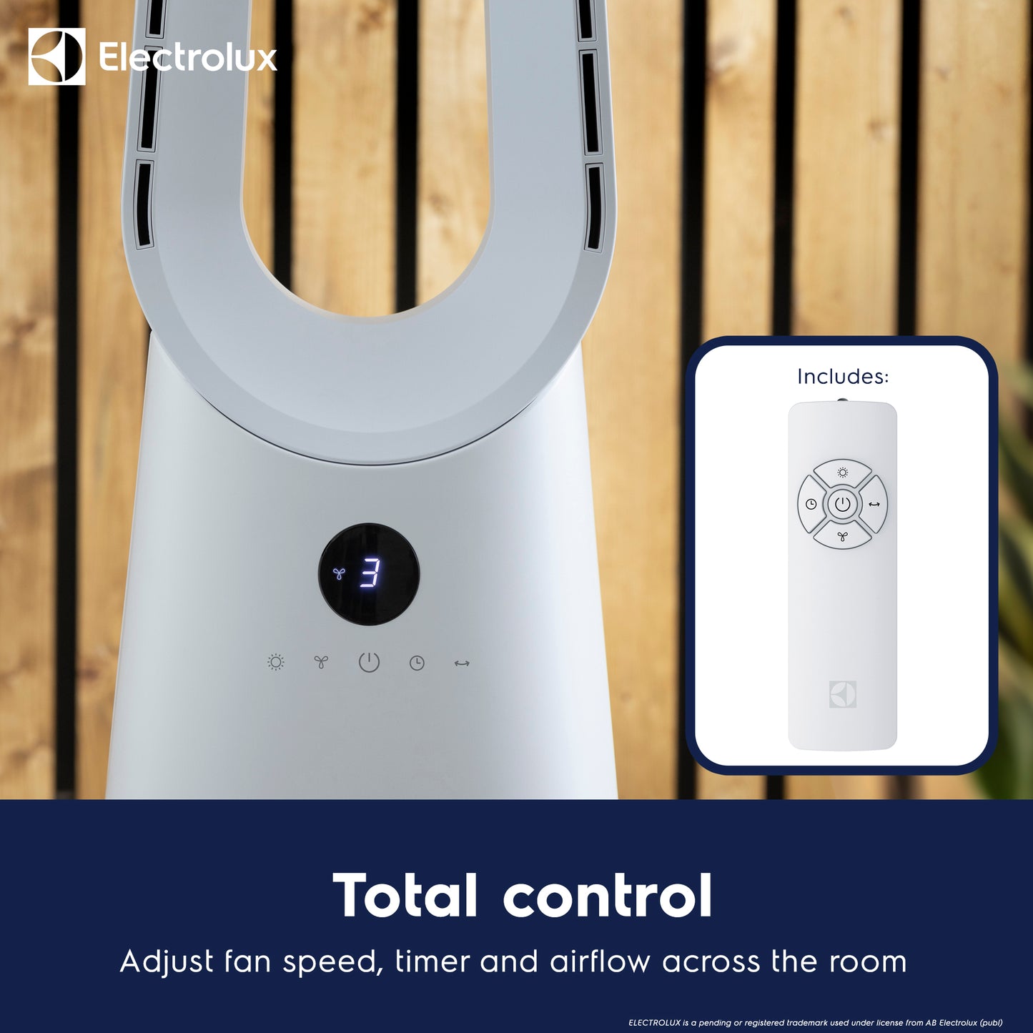Electrolux AirGlide Compact Bladeless Desk Fan