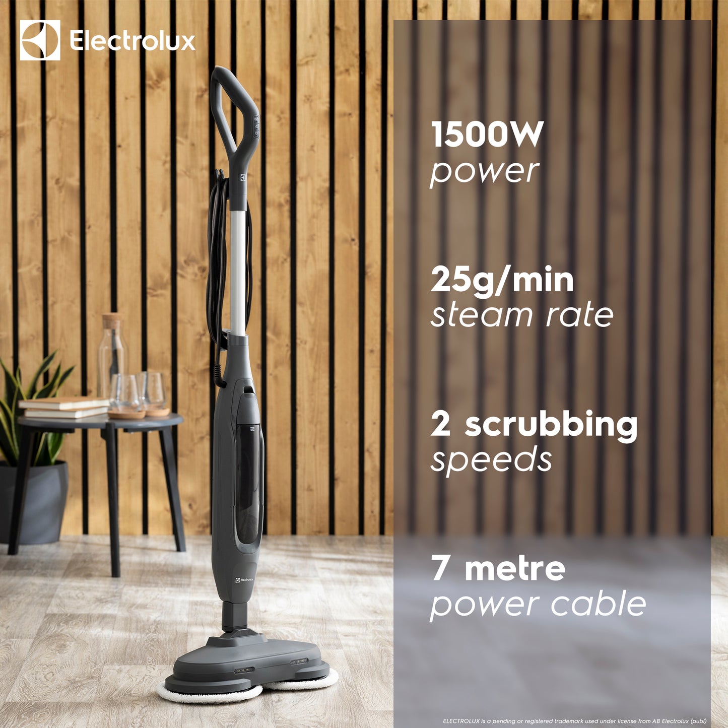 Spin & Scrub 1500W Steam Mop