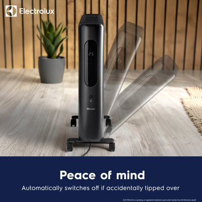 2.5kW Digital Close-Fin Oil Filled Radiator with Timer