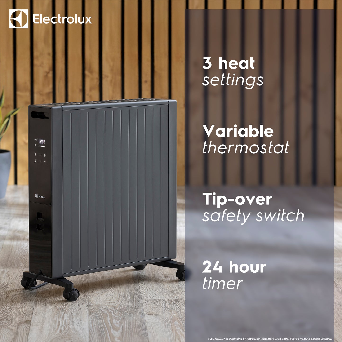 2kW Digital Eco Oil-Free Radiator with Remote Control