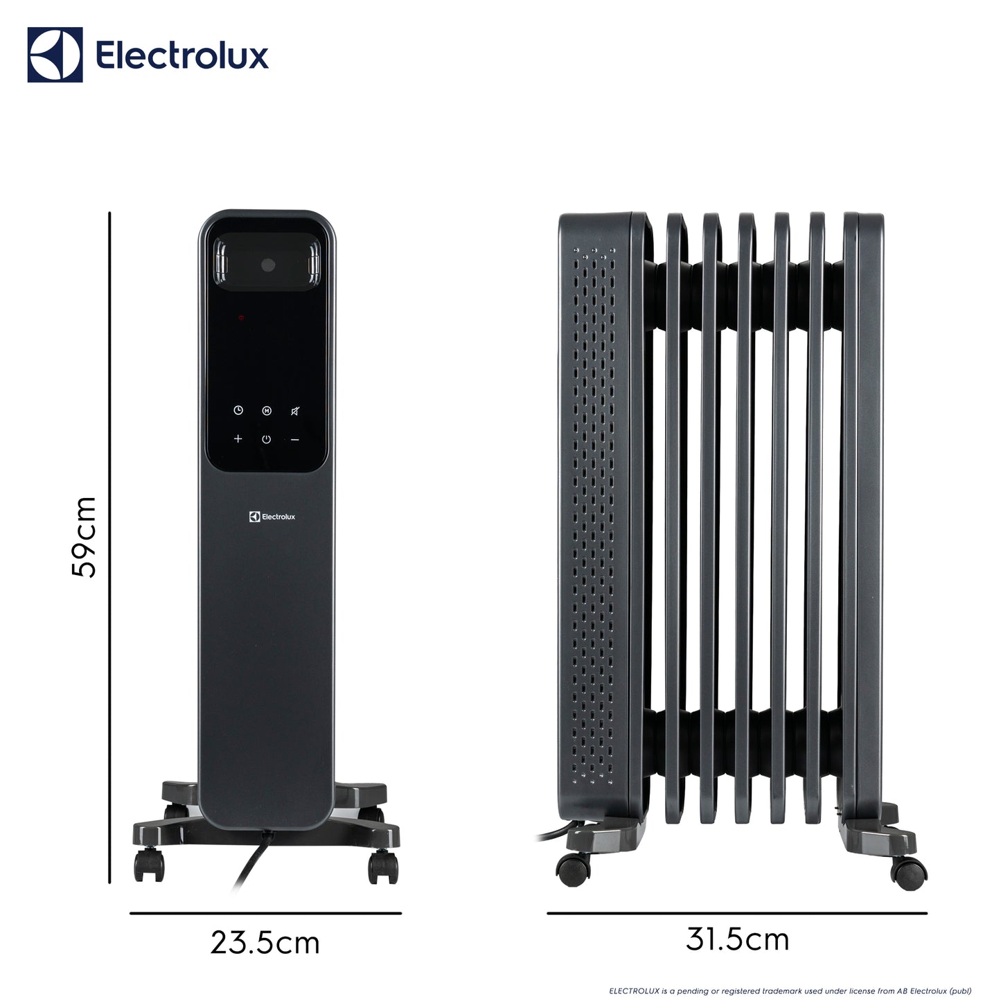 1.5kW Digital Oil Filled Radiator with Timer