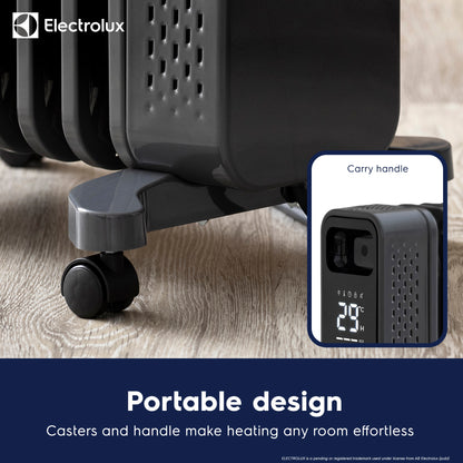 2kW Digital Oil Filled Radiator with Timer