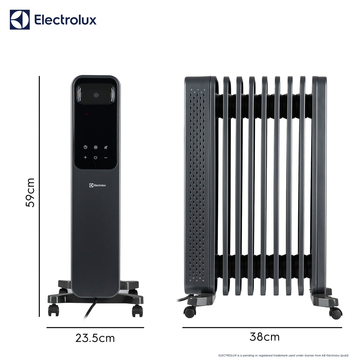 2kW Digital Oil Filled Radiator with Timer