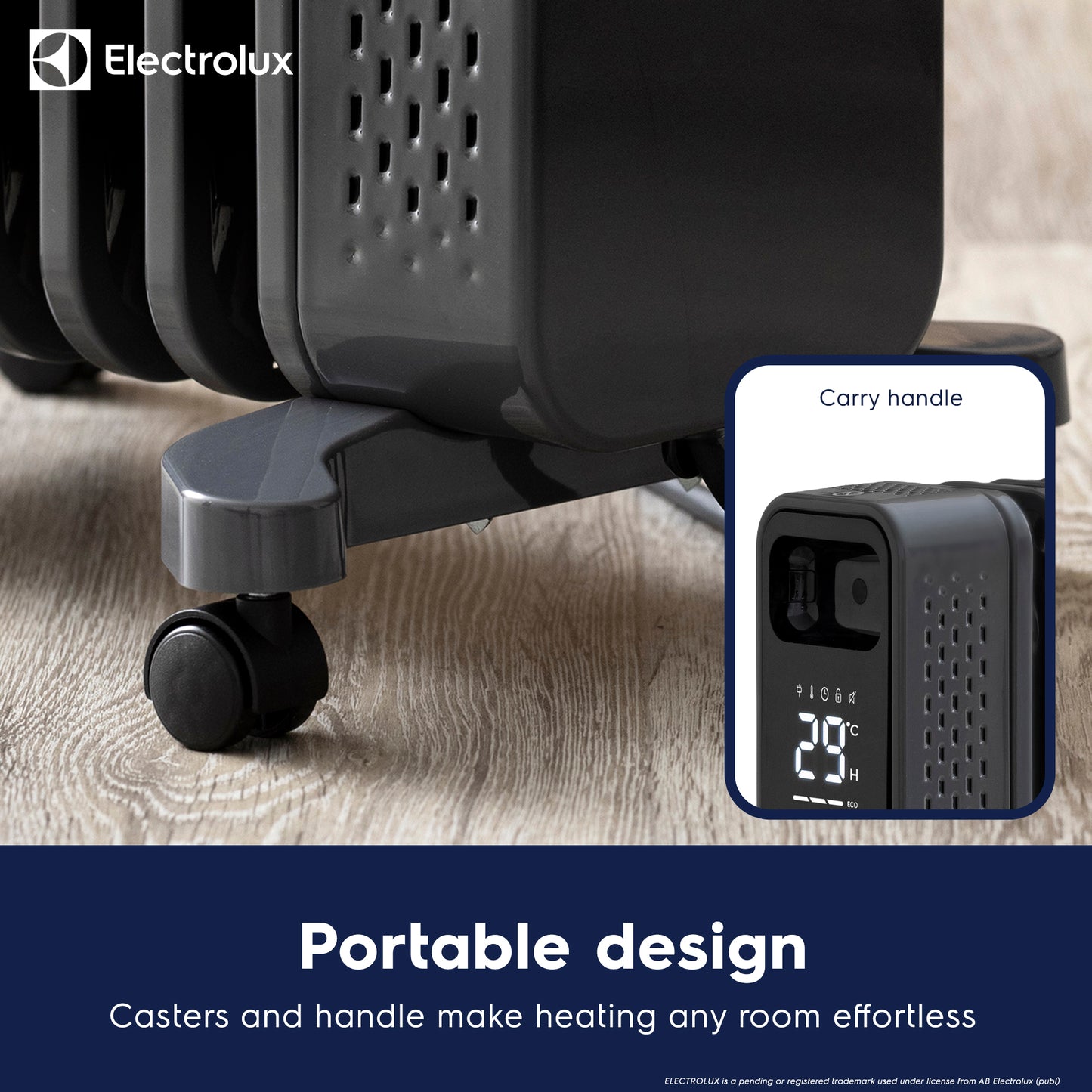 2.4kW Digital Oil Filled Radiator with Timer