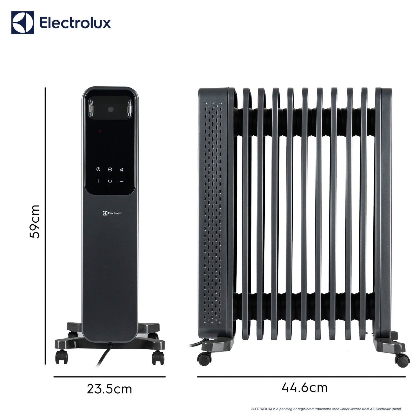 2.4kW Digital Oil Filled Radiator with Timer