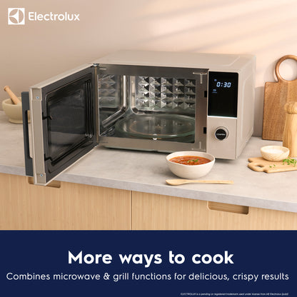 Electrolux 25L Combination Microwave with Grill, Beige