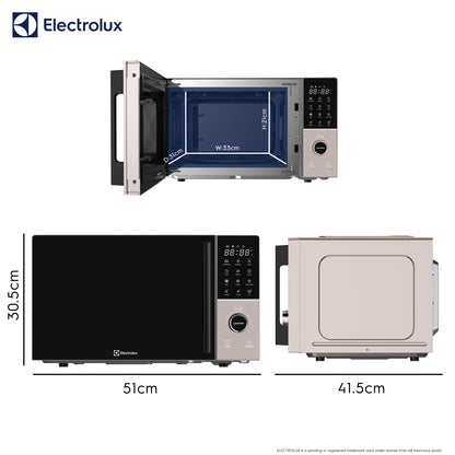 Electrolux 25L Combination Microwave with Grill, Beige