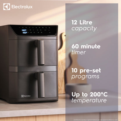 Electrolux 12L Dual Stacked Digital Air Fryer